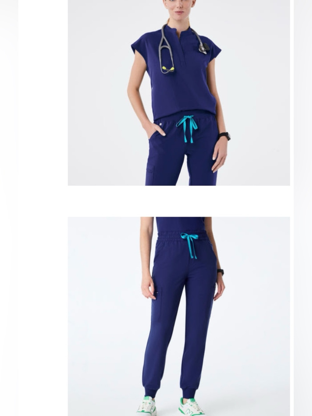 sapphire figs scrub set